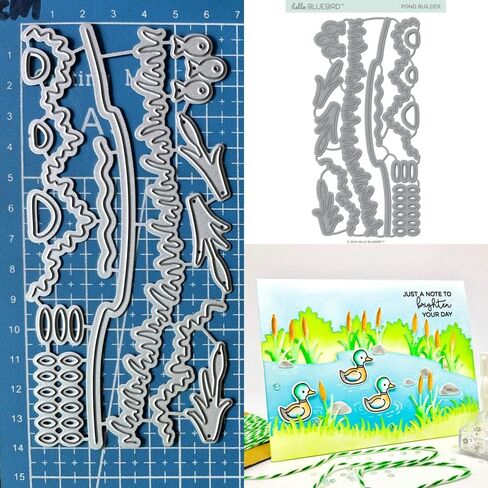 Cutting Pond Builder DIY Scrapbooking Photo Album Decorative Embossing Paper Card Crafts Metal Dies Design Making Greetings Tags Stencils Mould Practice Tool Template Machine Supplies in Saudi Arabia