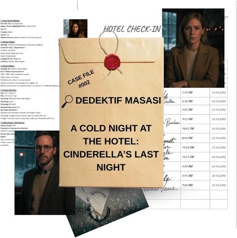 Detective Desk: A Cold Night at The Hotel - Cinderella’s Last Night, Christmas Murder Mystery Game, Immersive Case File Experience (2002) for Game Nights, Parties & Date Nights in Saudi Arabia