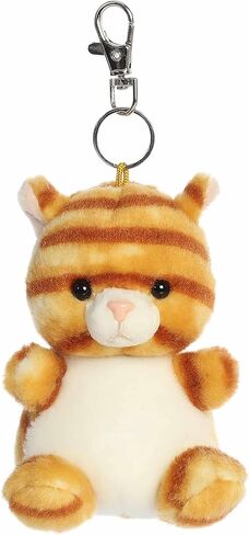 Aurora® Adorable Palm Pals™ Meow Kitty™ Clip-On - Fun Collectible Plush for Kids and Adult Collectors - Perfect for Decorating Rooms and Birthday Gifts - Orange 4 Inches in Saudi Arabia