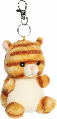 Aurora® Adorable Palm Pals™ Meow Kitty™ Clip-On - Fun Collectible Plush for Kids and Adult Collectors - Perfect for Decorating Rooms and Birthday Gifts - Orange 4 Inches in Saudi Arabia