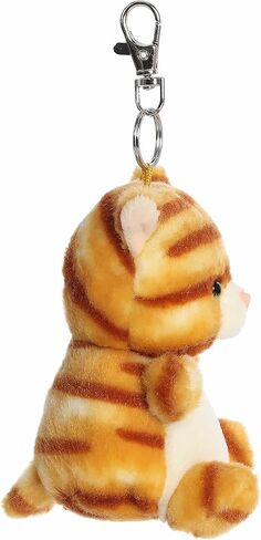 Aurora® Adorable Palm Pals™ Meow Kitty™ Clip-On - Fun Collectible Plush for Kids and Adult Collectors - Perfect for Decorating Rooms and Birthday Gifts - Orange 4 Inches in Saudi Arabia