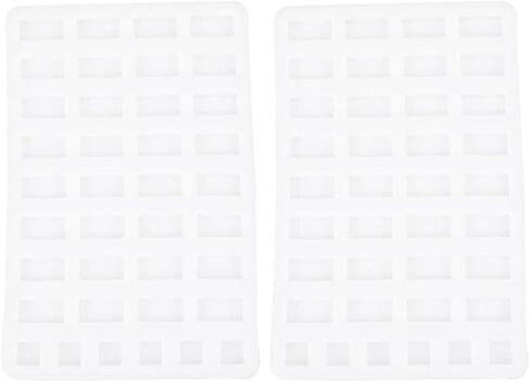 2 قطعة قالب الطوب المصغر قوالب السيليكون للحرف اليدوية أداة صنع الطوب الصغيرة لبناء المناظر الطبيعية لطاولة الرمل وإكسسوارات بيت الدمى ذاتية الصنع in Kuwait