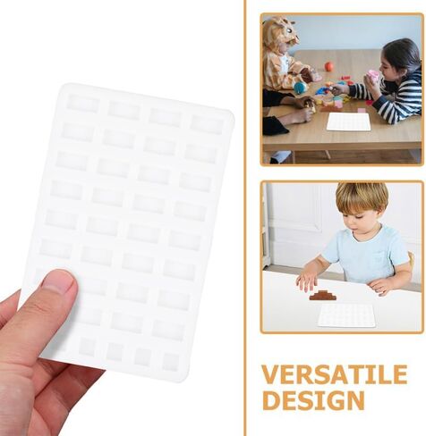 2 قطعة قالب الطوب المصغر قوالب السيليكون للحرف اليدوية أداة صنع الطوب الصغيرة لبناء المناظر الطبيعية لطاولة الرمل وإكسسوارات بيت الدمى ذاتية الصنع in Kuwait