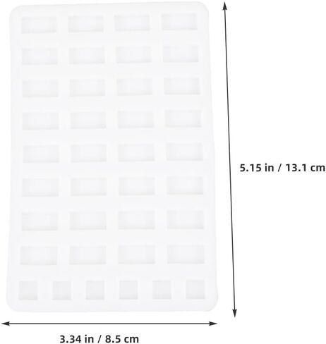 2 قطعة قالب الطوب المصغر قوالب السيليكون للحرف اليدوية أداة صنع الطوب الصغيرة لبناء المناظر الطبيعية لطاولة الرمل وإكسسوارات بيت الدمى ذاتية الصنع in Kuwait