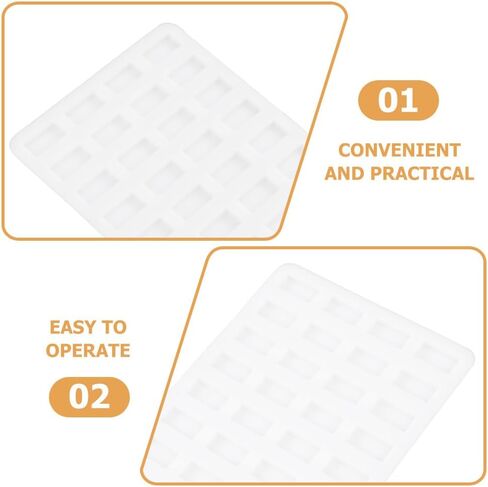 2 قطعة قالب الطوب المصغر قوالب السيليكون للحرف اليدوية أداة صنع الطوب الصغيرة لبناء المناظر الطبيعية لطاولة الرمل وإكسسوارات بيت الدمى ذاتية الصنع in Kuwait