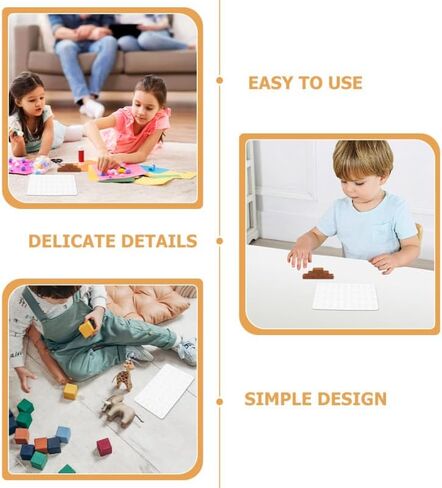 2 قطعة قالب الطوب المصغر قوالب السيليكون للحرف اليدوية أداة صنع الطوب الصغيرة لبناء المناظر الطبيعية لطاولة الرمل وإكسسوارات بيت الدمى ذاتية الصنع in Kuwait