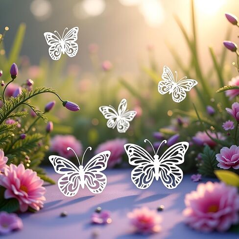 4 Pcs Butterfly Animal Metal Cuts Stencils Tool for Paper Crafting Scrapbooking Embossing Photo Album Decor,Card,Journal and DIY Craft Gift Card Making Accessories,Die-Cutting and Embossing in Saudi Arabia