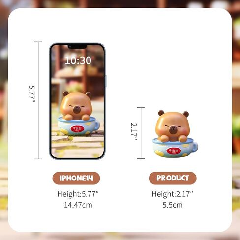 Capybara Cuisine Series Blind Box Figures, Random Design Action Figures Collectible Toys for Birthday Gift, Home Decorations, Single Box in Saudi Arabia
