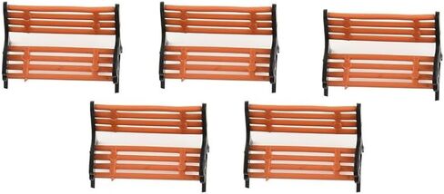 HO OO Scale Model People Figures with Benches and Lamp Posts Painted Detailing Plastic Set Scenery Accessory for Train Railway Display 49 Pack for Sand Tables Parks Platforms Urban Scenes in Saudi Arabia