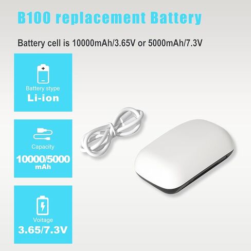 بطارية 10000 مللي أمبير في الساعة لاستبدال BOBO VR S3 Pro وE3 Pro لملحقات بطارية BOBOVR B100 القابلة للتبديل السريع، موصلات مغناطيسية in Kuwait