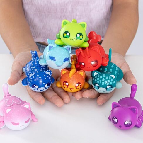 مجسمات مفاجئة من Aphmau Mystery MeeMeows - قد تختلف الأنماط، واحدة متوفرة بشكل عشوائي، أرجواني in Kuwait