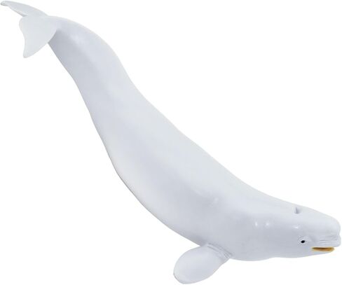 Safari Ltd. Beluga Whale Figurine - Lifelike 8" Plastic Model Figure - Fun Educational Play Toy for Boys, Girls & Kids Ages 3+ in Saudi Arabia