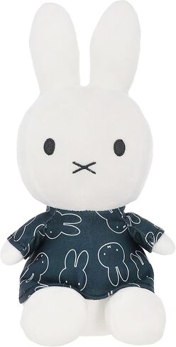 Kids Preferred Miffy Plush 12" - Black and White Dress, Super Soft Material, Embroidered Details, Beans in Bottom, Ages 0 Months and up, 12 in in Saudi Arabia