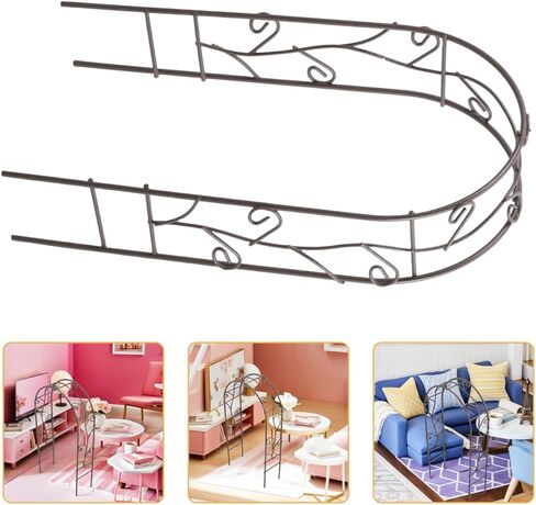 Miniature Wedding Arch Frame Elegant DIY Arch for Dollhouse Fairy Garden Decor for Weddings Parties and Celebrations Romantic Micro Landscape Ornament in Saudi Arabia
