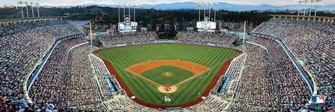 MasterPieces 1000 Piece Sports Jigsaw Puzzle - MLB Los Angeles Dodgers Center View Panoramic - 13"x39" in Saudi Arabia