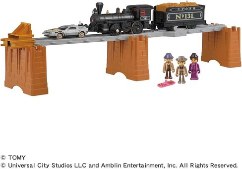 Takara Tomy Plarail Back to The Future PART3 Steam Locomotive No. 131 & Time Machine, Train, Toy for Ages 3 and Up in Saudi Arabia