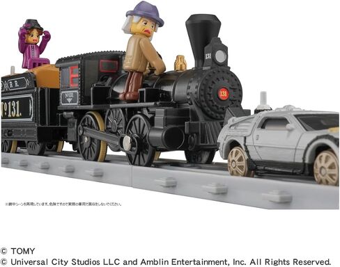 Takara Tomy Plarail Back to The Future PART3 Steam Locomotive No. 131 & Time Machine, Train, Toy for Ages 3 and Up in Saudi Arabia