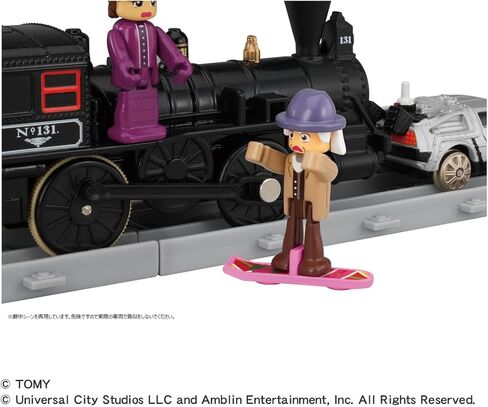 Takara Tomy Plarail Back to The Future PART3 Steam Locomotive No. 131 & Time Machine, Train, Toy for Ages 3 and Up in Saudi Arabia