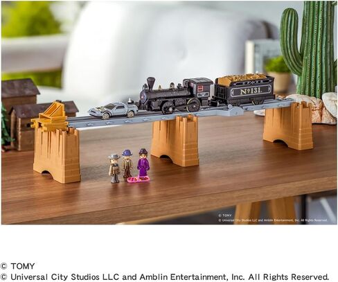 Takara Tomy Plarail Back to The Future PART3 Steam Locomotive No. 131 & Time Machine, Train, Toy for Ages 3 and Up in Saudi Arabia