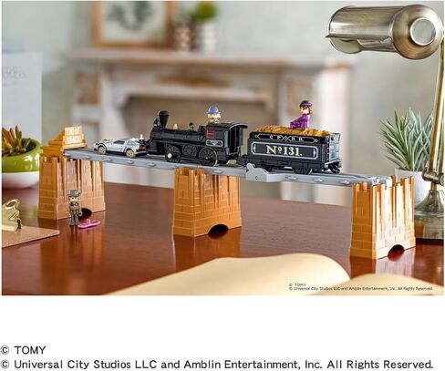 Takara Tomy Plarail Back to The Future PART3 Steam Locomotive No. 131 & Time Machine, Train, Toy for Ages 3 and Up in Saudi Arabia