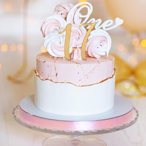 10 PCS Number for Cake Gold Large Acrylic Cake Numbers Topper 0-9 Numbers Mirrored Golden Picks DIY Cupcake Toppers with Number for Wedding Happy Birthday Shower Anniversary Party Supplies Decorations in Saudi Arabia