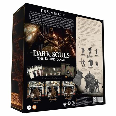 Dark Souls: The Board Game – The Sunless City Core Set - A Board Game by Steamforged Games – 1-3 Players – 120-150 Minutes of Gameplay - Games for Family Game Night - for Teens and Adults Ages 14+ in Saudi Arabia