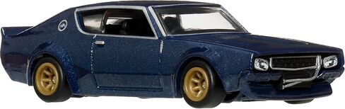 Hot Wheels Car Culture Premium 1:64 مقياس Die-Cast Nissan Skyline 2000GT-R LBWK، إطارات Real Riders وهيكل وهيكل معدني/معدني، تاريخ اليابان 5 in Saudi Arabia