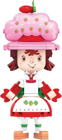 Brickcraft Strawberry Shortcake Berry Cruiser Christmas Building Kit, Festive 362-Piece Buildable Figure & Car Block Set, Classic Cartoon Collectible Holiday Xmas Toy Gift for Fans Ages 8+ & Families in Saudi Arabia
