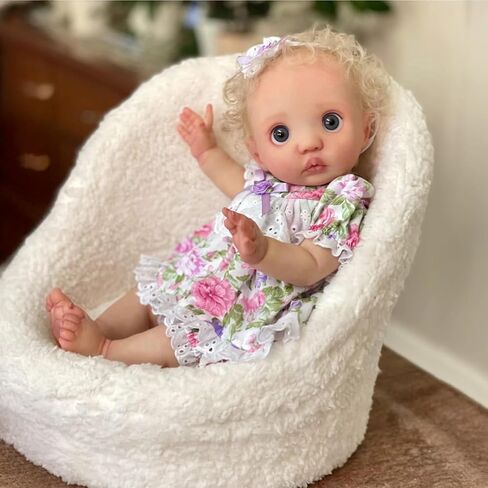 cosheng -16Inch Lifelike Reborn Baby Doll Elf Full Body Peeka Realistic Newborn Baby Dolls Soft Vinyl Reborn Babies That Look Real with Veins Toy Gift for Kids Age 3+ in Saudi Arabia