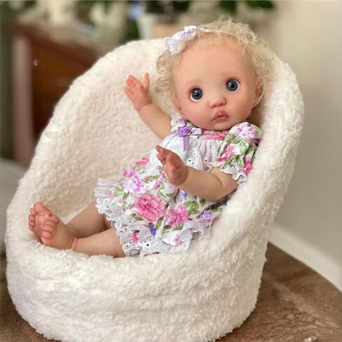 cosheng -16Inch Lifelike Reborn Baby Doll Elf Full Body Peeka Realistic Newborn Baby Dolls Soft Vinyl Reborn Babies That Look Real with Veins Toy Gift for Kids Age 3+ in Saudi Arabia