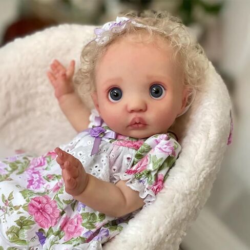 cosheng -16Inch Lifelike Reborn Baby Doll Elf Full Body Peeka Realistic Newborn Baby Dolls Soft Vinyl Reborn Babies That Look Real with Veins Toy Gift for Kids Age 3+ in Saudi Arabia