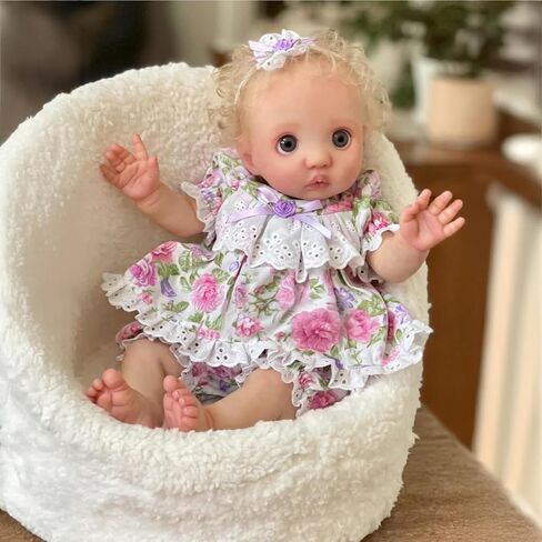 cosheng -16Inch Lifelike Reborn Baby Doll Elf Full Body Peeka Realistic Newborn Baby Dolls Soft Vinyl Reborn Babies That Look Real with Veins Toy Gift for Kids Age 3+ in Saudi Arabia