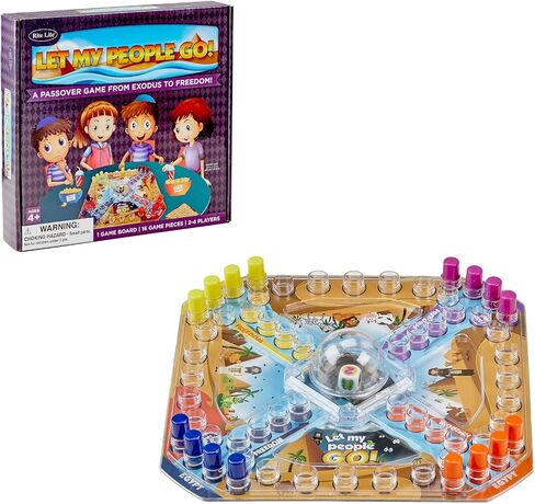 Rite Lite Let My People Go! Jewish Board Game Judaica Gifts for Kids Holiday Party Favors Judaism Game Up to 4 Players A Perfect Family-Friendly Party Game Fun & Educational in Saudi Arabia
