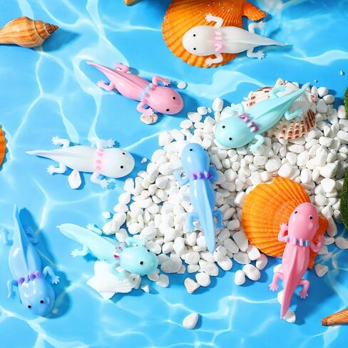 28 Pack Valentines Axolotl Party Favors for Kids Rubber Axolotl Finger Slingshot Toys Bulk with Cards Birthday Gifts Goodie Bags Stuffers School Classroom Rewards in Saudi Arabia