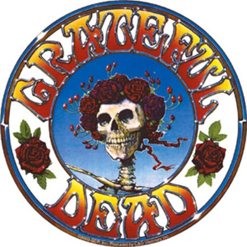 تراخيص المنتجات ملصق Grateful Dead Skull and Roses in Saudi Arabia