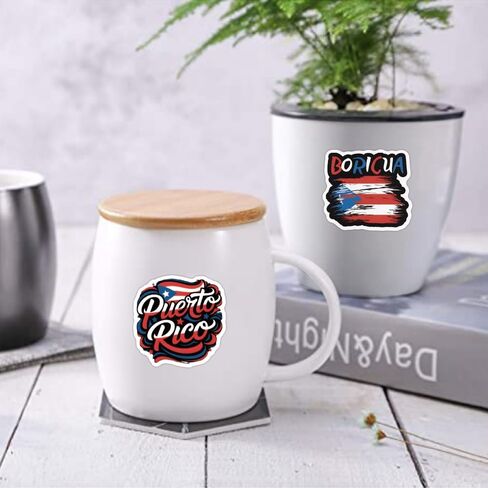 120Pcs Aesthetic Stickers,Puerto Rico Sticker,Vinyl Waterproof Stickers for Water Bottles Laptop Computer Phone Skateboard in Saudi Arabia