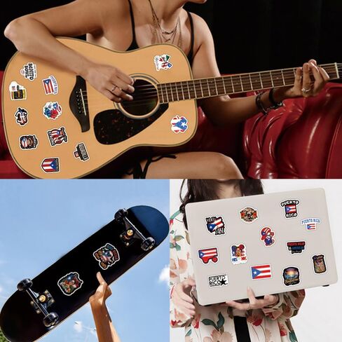 120Pcs Aesthetic Stickers,Puerto Rico Sticker,Vinyl Waterproof Stickers for Water Bottles Laptop Computer Phone Skateboard in Saudi Arabia
