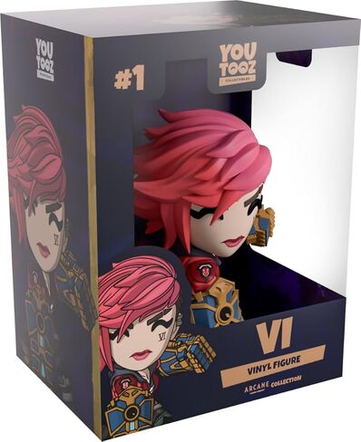 Youtooz Arcane Vi Collectible Figure – 3.8-Inch Vinyl Figure from League of Legends Arcane Netflix Series in Saudi Arabia