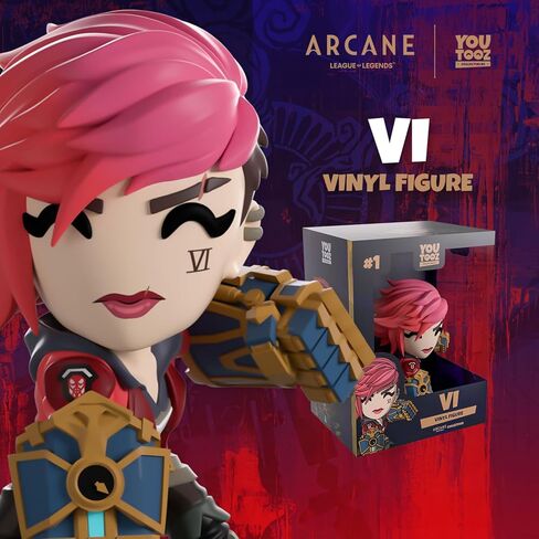 Youtooz Arcane Vi Collectible Figure – 3.8-Inch Vinyl Figure from League of Legends Arcane Netflix Series in Saudi Arabia