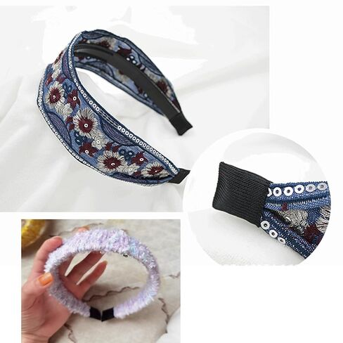 4 ياردات من عصابات الرأس، شريط لاصق من النايلون المضلع بطول 2 سم، شريط منسوج لتعزيز الحافة من أجل عصابات رأس من الساتان، ربطة شعر سادة يمكنك صنعها بنفسك، عصابة رأس من شريط بوهو معقود in Kuwait