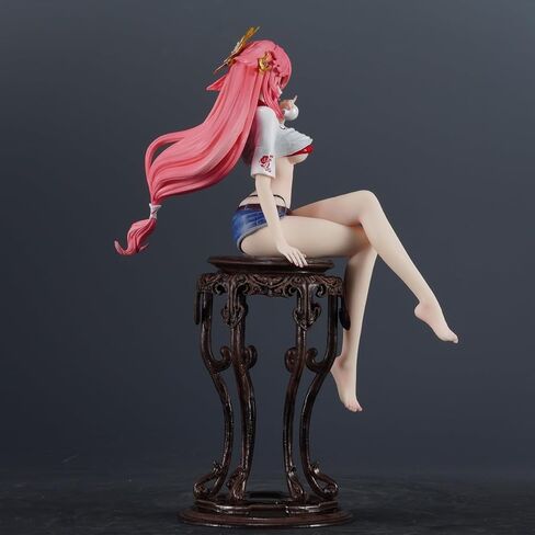 G-I Yae Miko 1/7 الشكل 9.4IN لعبة أنيمي سيدة Guuji من ضريح Narukami الكبير لعبة شخصية هدية PVC in Kuwait