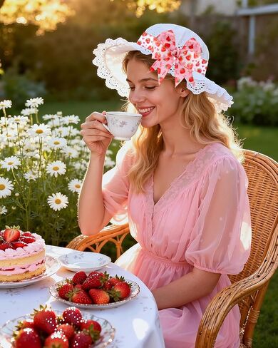 2 Roll 10 Yards Strawberry Ribbon, 2.5 Inch Wide Strawberry Ribbon with Wire for Crafts, Hair Bows, Wreath, Gift Wrapping, Pink Polyester in Kuwait