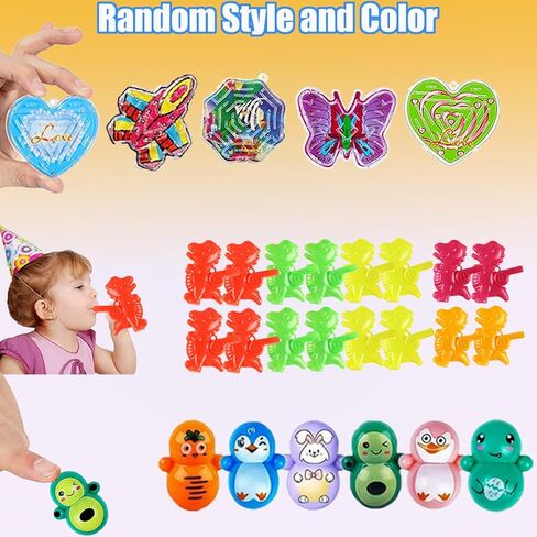 127 PCS Party Favors for Kids, Goodie Bags Stuffers, Prizes Treasure Box Toy for Classroom, Pinata Easter Eggs Filler, Fidget Toys Bulk, Birthday Gifts in Saudi Arabia