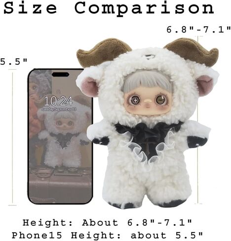 MayMei V1 Dark Forest Series Vinyl Plush Blind Box 1PC(1 of 7 Possible Styles) Cute Figures Collectible Toys Birthday Gifts (1Pcs Random) in Saudi Arabia