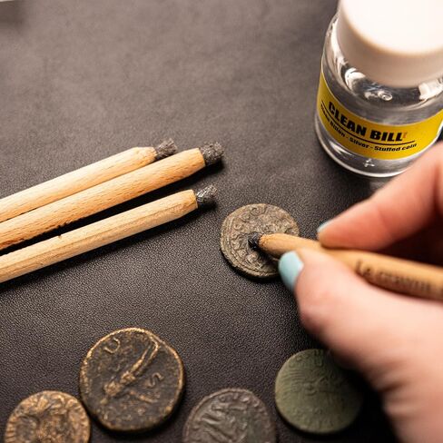 Conservator Cleaning Restoration Pencils for Coins and Artifacts - 4 Steel Wool Brush Pencil Set in Saudi Arabia