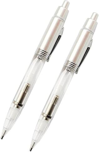 2 Pcs LED DIY Diamond Picture Pen with Light, Illumination Diamond Picture Art Drill Pen, Art Lighted Pen Applicator, Drill Bead Pen Diamond Picture Tools Pen, Mosaic Making Accessories in Saudi Arabia