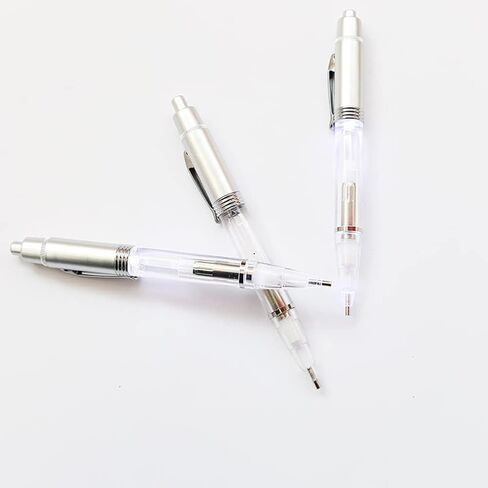 2 Pcs LED DIY Diamond Picture Pen with Light, Illumination Diamond Picture Art Drill Pen, Art Lighted Pen Applicator, Drill Bead Pen Diamond Picture Tools Pen, Mosaic Making Accessories in Saudi Arabia