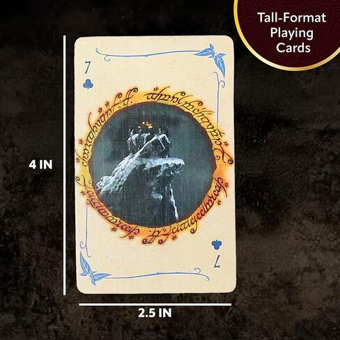 AQUARIUS Lord of The Rings Playing Cards Limited Edition Collector Set – 3 Deck Box Set Featuring Fellowship of The Ring, Two Towers & Return of The King in Saudi Arabia
