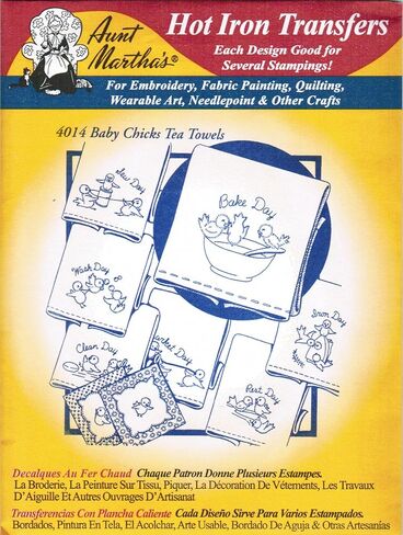 Aunt Martha's Hot Iron Transfers #4014 Baby Chicks in Saudi Arabia