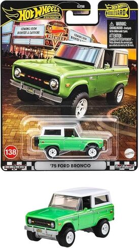 Hot Wheels Boulevard '75 Ford Bronco Ride On Toy Mini Car Ages 3+ Green JBL12 in Saudi Arabia